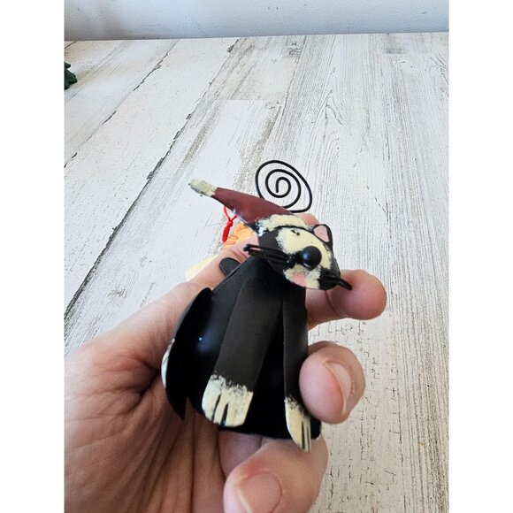 Vintage cat fishbone metal decor ornament set‎ Xmas tree - Picture 11 of 11